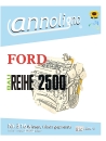 FORD Motor Baureihe 2500 Bild- Bedienungsanleitung & Wartungsanweisungen - annoligno 316
